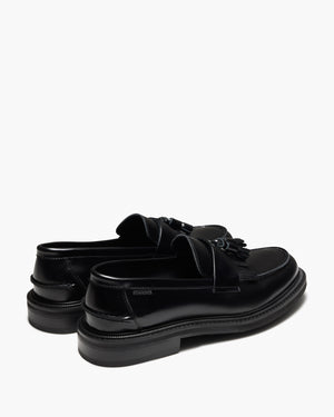 Mensa Black Tassel Loafers