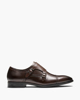 Merrett Brown Monk Strap Shoes
