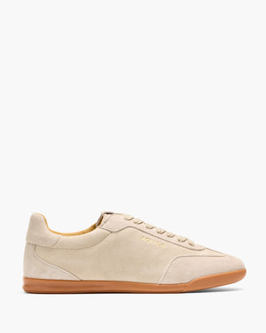 Monaco Cream Suede Sneakers