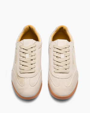 Monaco Cream Suede Sneakers