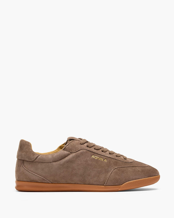 Monaco Brown Suede Sneakers