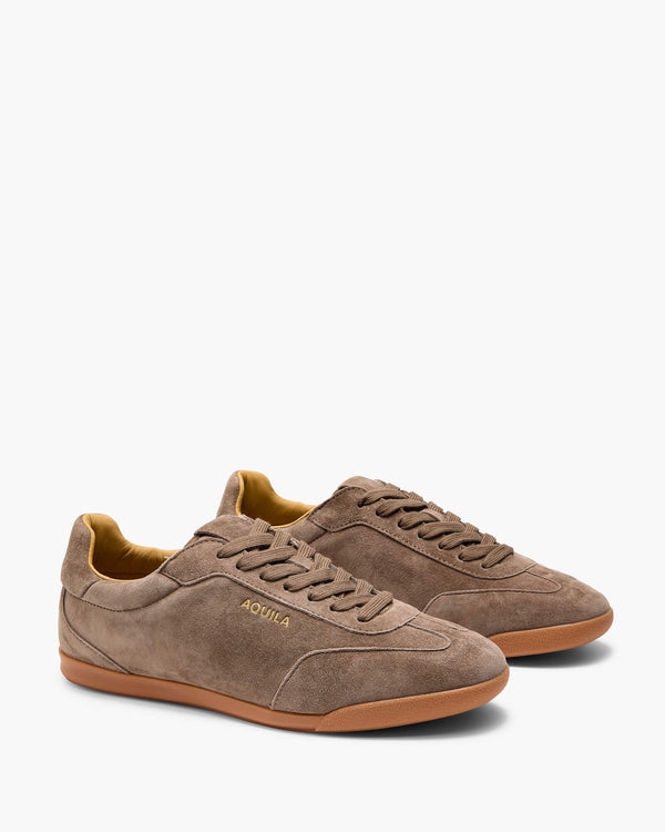 Monaco Brown Suede Sneakers