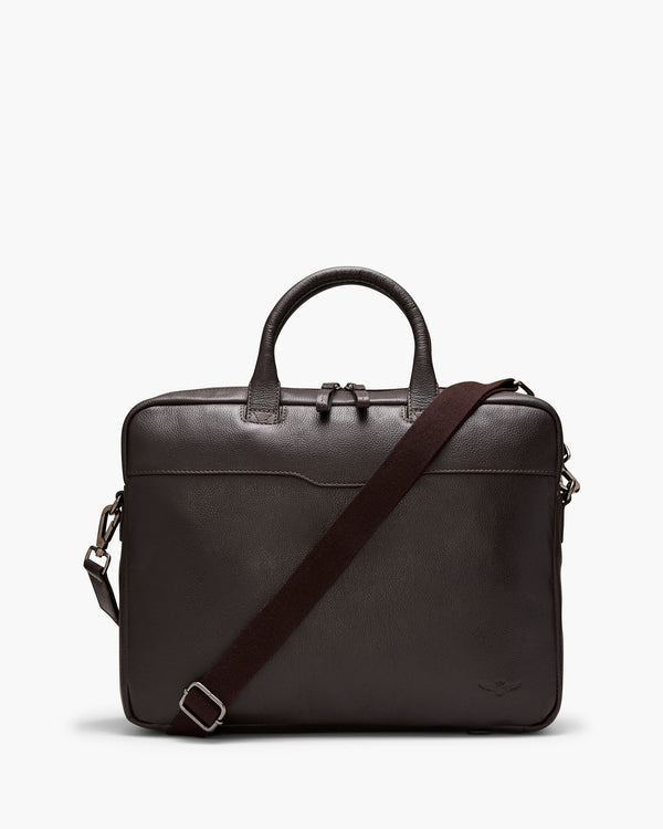 Montoro Brown Briefcase