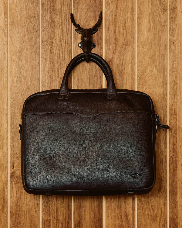 Montoro Brown Briefcase