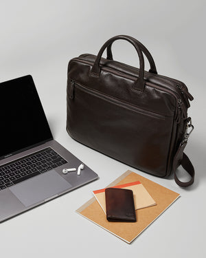 Montoro Brown Briefcase