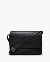 Montoro Black Messenger Bag