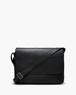 Montoro Black Messenger Bag