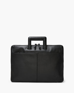 Montoro Black Compact Briefcase