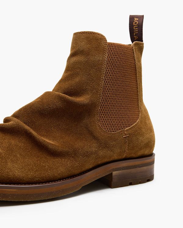 Morrison Cognac Chelsea Boots