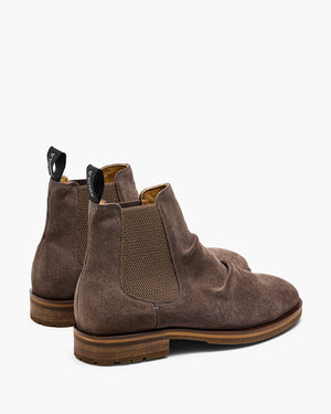 Morrison Grey Suede Chelsea Boots