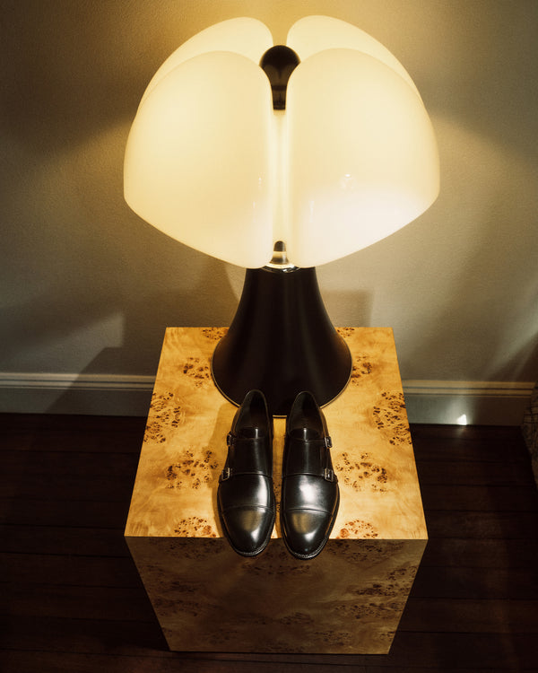 Murphy Black Monk Strap Shoes