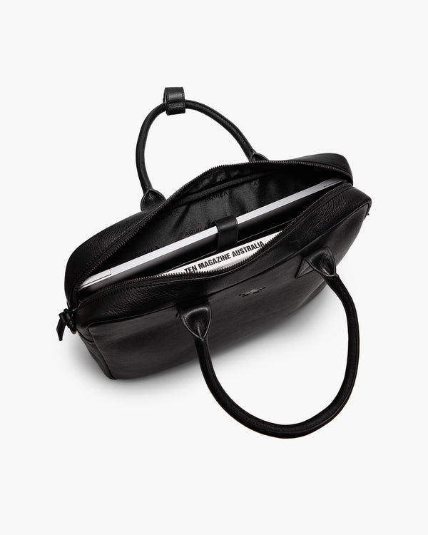 Nappa Black Briefcase