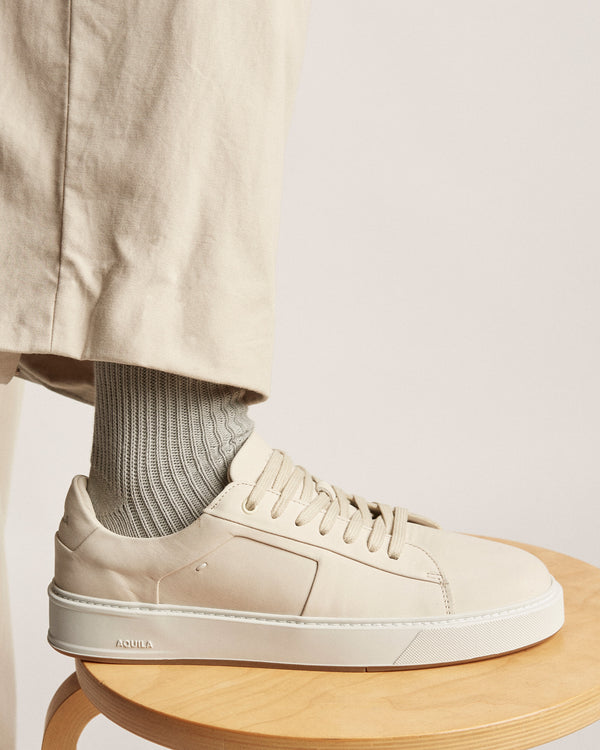 Odin Off White Nubuck Sneakers