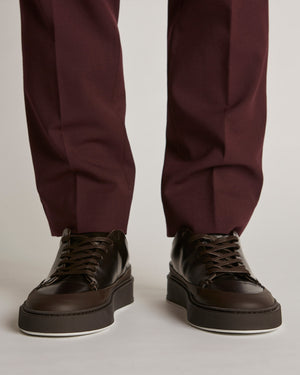 Odin Ace Dark Brown Sneakers