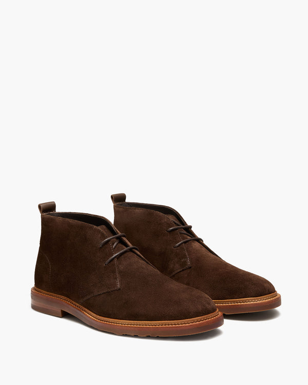 Ollie Chocolate Suede Chukka Boots