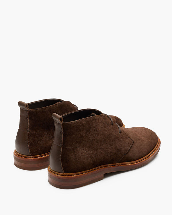 Ollie Chocolate Suede Chukka Boots