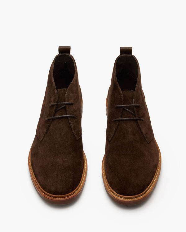 Ollie Chocolate Suede Chukka Boots