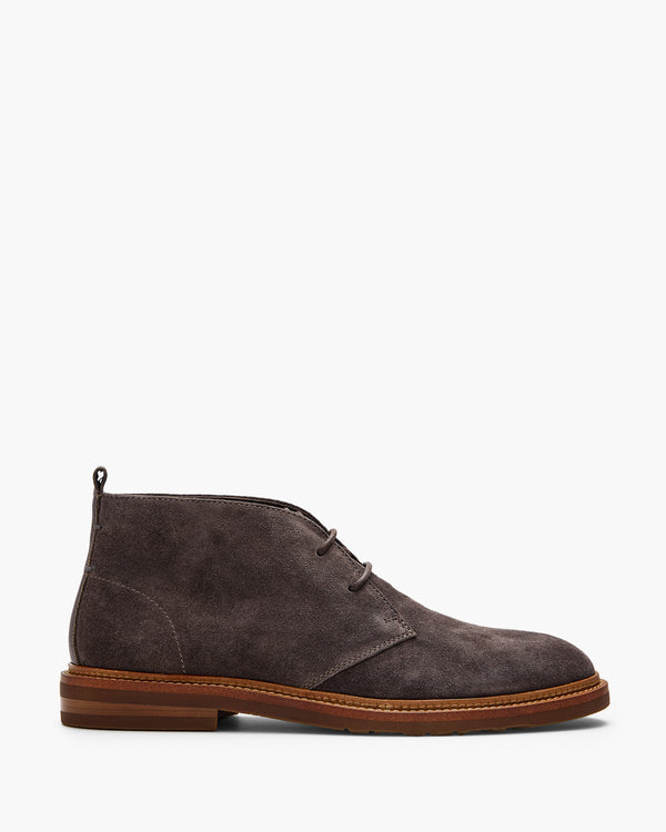 Ollie Grey Suede Chukka Boots