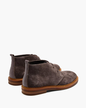 Ollie Grey Suede Chukka Boots