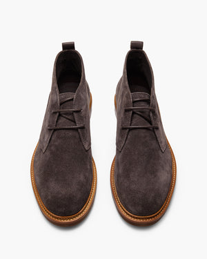 Ollie Grey Suede Chukka Boots