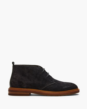 Ollie Navy Suede Chukka Boots