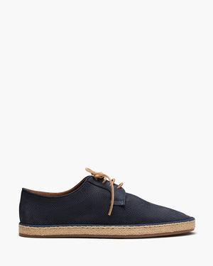 Panama Navy Nubuck Espadrilles