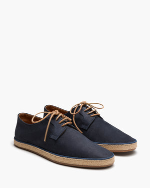 Panama Navy Nubuck Espadrilles