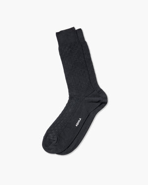 Patch Black Socks
