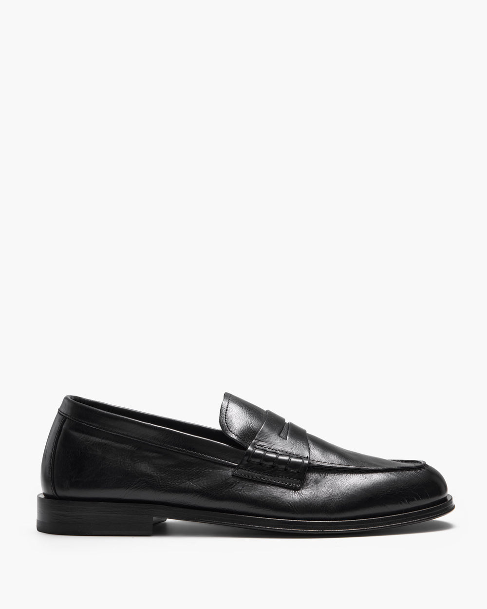 Prescott Black Penny Loafers