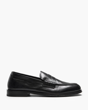 Prescott Black Penny Loafers