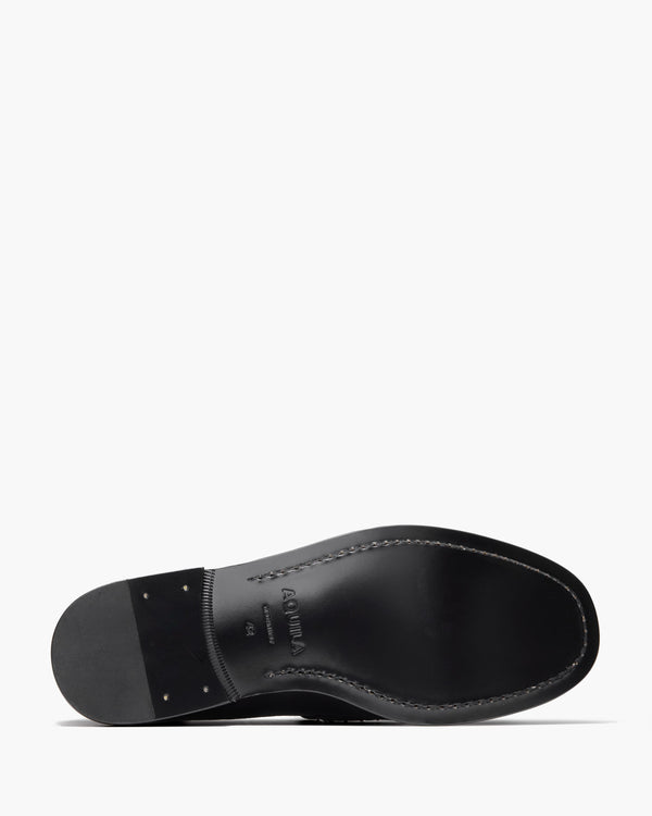 Prescott Black Penny Loafers