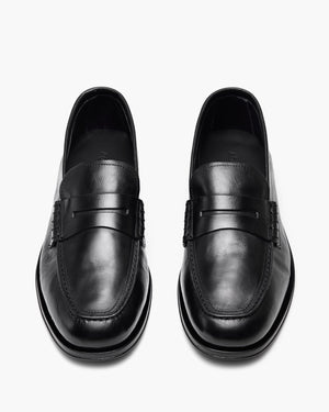 Prescott Black Penny Loafers