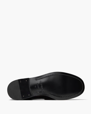Prescott Oxblood Hi-Shine Penny Loafers