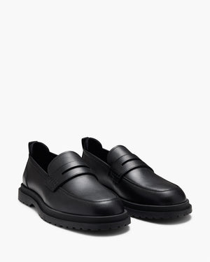 Radar Black Penny Loafers