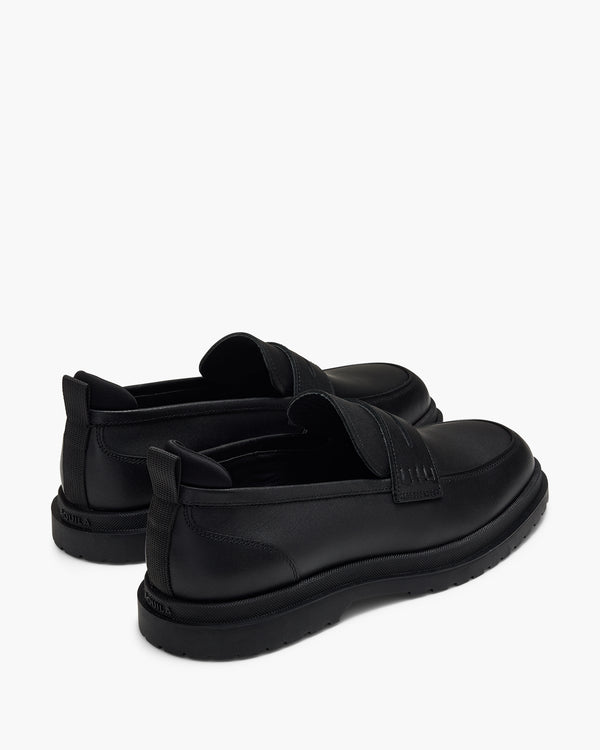 Radar Black Penny Loafers