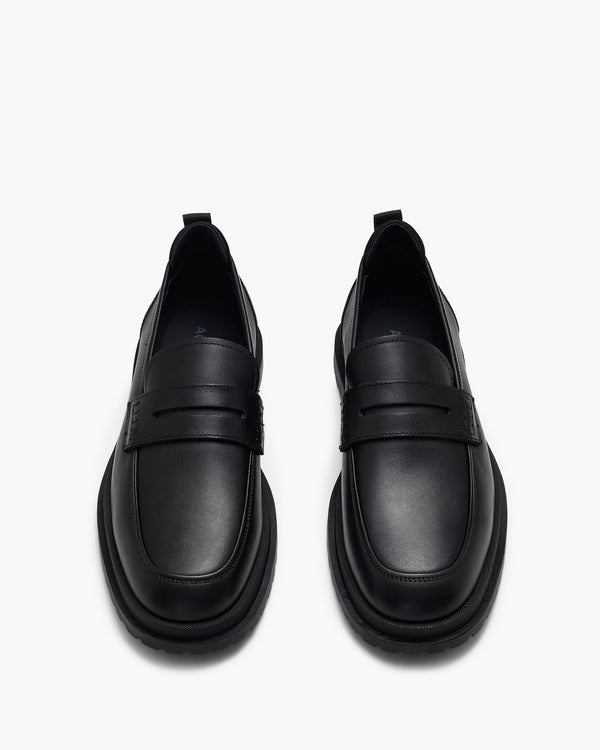 Radar Black Penny Loafers