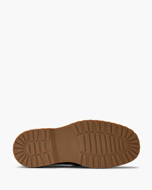 Radar Black Toffee Penny Loafers
