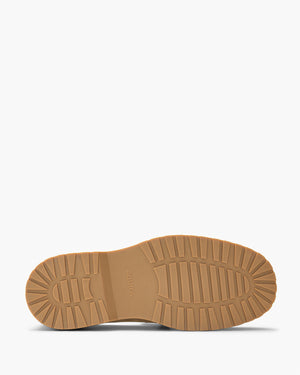 Radar Camel Suede Penny Loafers