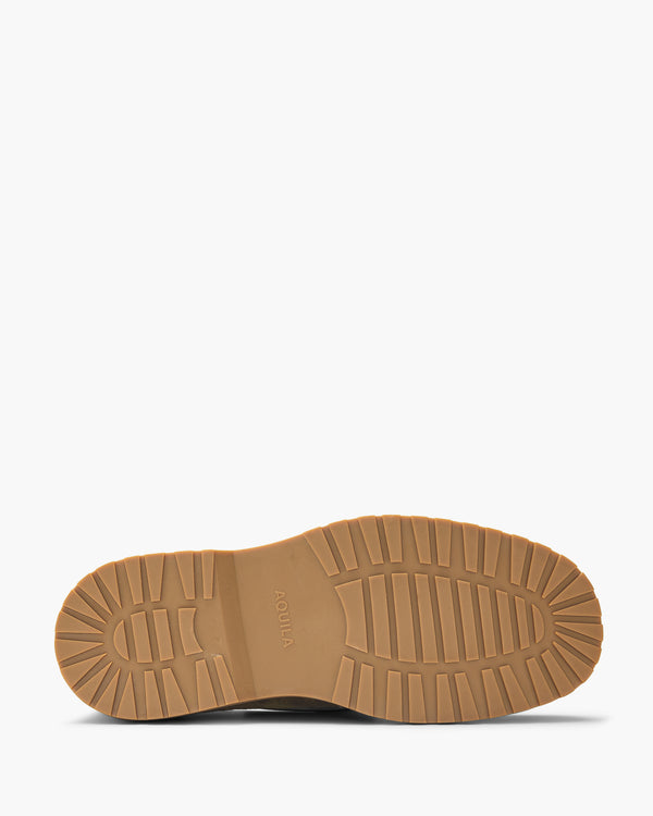 Radar Olive Suede Penny Loafers
