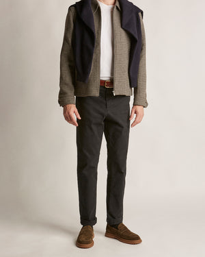 Radar Olive Suede Penny Loafers