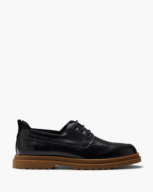 Radar Black Lace Up Shoes