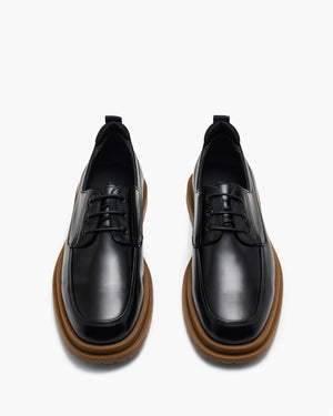 Radar Black Lace Up Shoes
