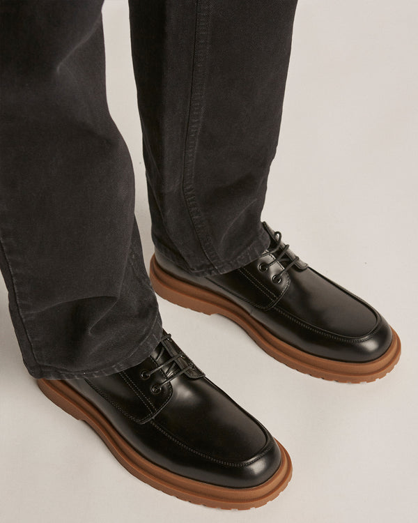 Radar Black Lace Up Shoes