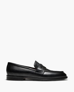 Raynor Black Penny Loafers