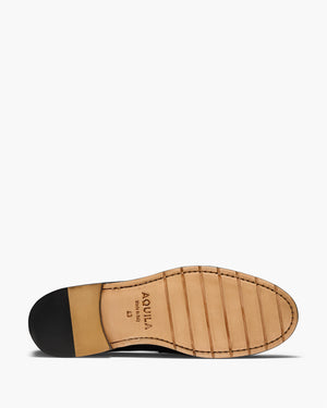 Raynor Black Penny Loafers