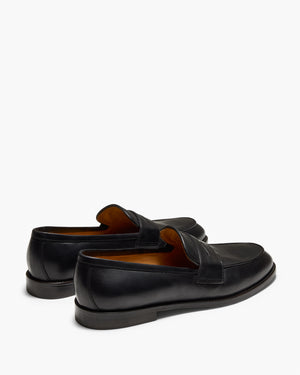 Raynor Black Penny Loafers