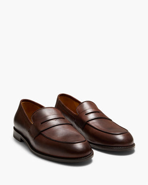 Raynor Brown Penny Loafers