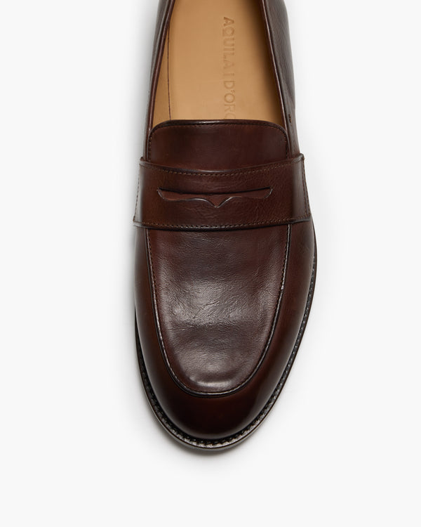 Raynor Brown Penny Loafers