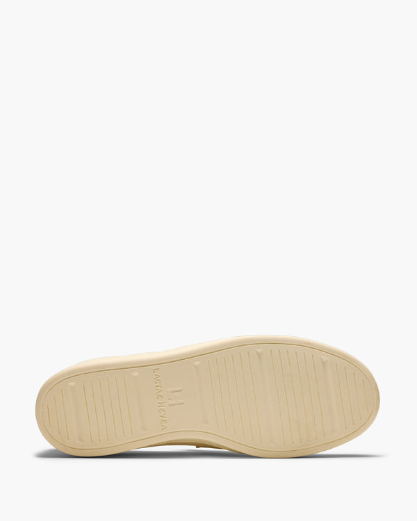 Rich White Suede Loafers