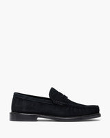 Ringo Black Suede Penny Loafers